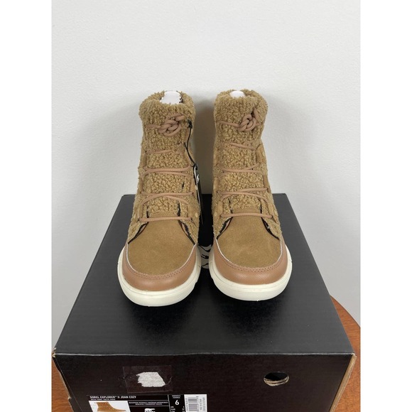 Sorel Sorel Explorer II Joan Cozy Boots in Delta/Fawn Size 6